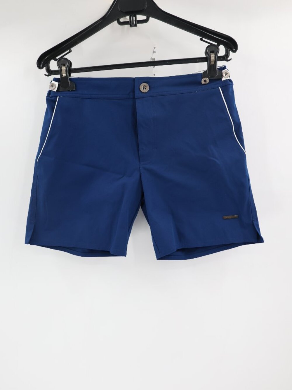 Parke & Ronen Swim Trunks Men’s 29 6" Mesh Lined Beach Solid Blue shorts summer
